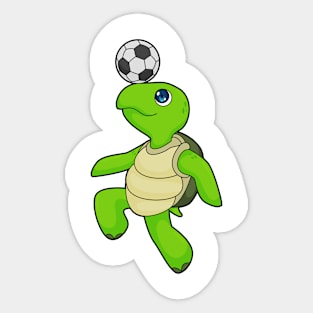 Turtle Soccer player Soccer Sticker